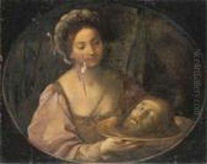 Salome With The Head Of Saint John The Baptist by Guido Reni