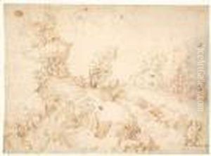 Paysage (recto) by Guido Reni