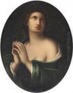 The Penitent Magdalen; And Two Other Pictures In The Style Of Carlodolci by Guido Reni