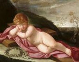 Alvo Gyermek Jezus by Guido Reni
