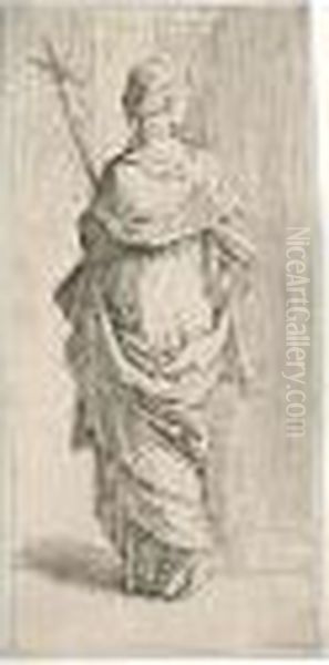 Woman With A Crucifix - view 1