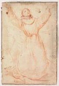 St. Francis Of Assisi<</b> by Guido Reni