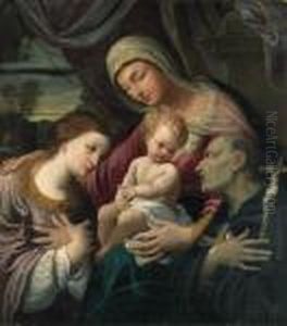 The Madonna And Child With Saints Mary Magdalene And Hyacinth