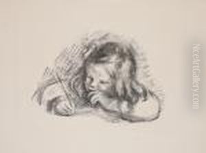 Le Petit Garcon Au Porte-plume by Pierre Auguste Renoir