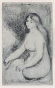 Baigneuse Assise by Pierre Auguste Renoir