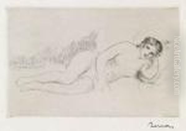 Femme Nue Couche - view 1
