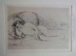 Femme Nue Couchee, by Pierre Auguste Renoir