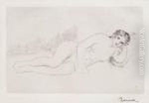 Femme Nue Couchee by Pierre Auguste Renoir