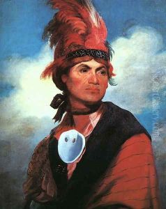 Joseph Brandt 1786 by Gilbert Stuart