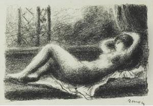 Odalisque by Pierre Auguste Renoir