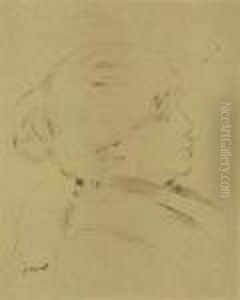 Berthe Morisot by Pierre Auguste Renoir