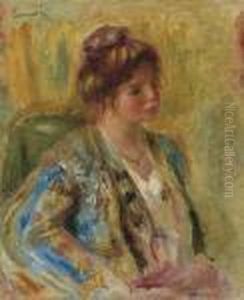 Buste De Femme En Costume Oriental