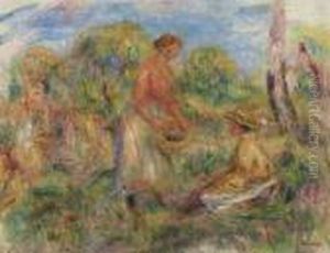Femmes Dans Un Paysage