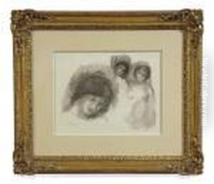 La Pierre Aux Trois Croquis by Pierre Auguste Renoir