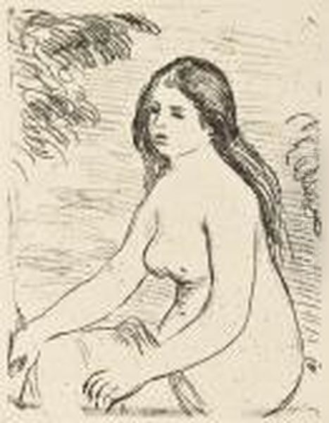 Femme Nue Assise - view 1