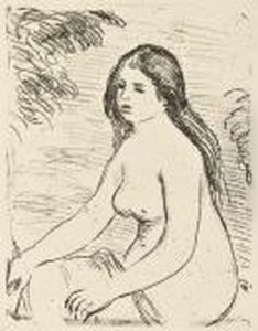 Femme Nue Assise
