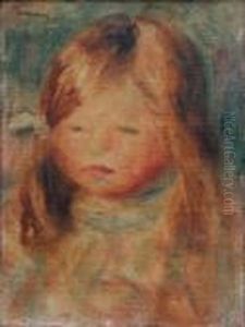 Etude Pour Le Portrait De Coco by Pierre Auguste Renoir