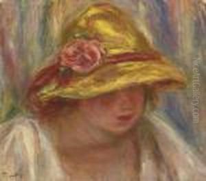 Etude De Femme Au Chapeau Jaune