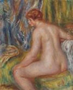 Baigneuse Assise by Pierre Auguste Renoir