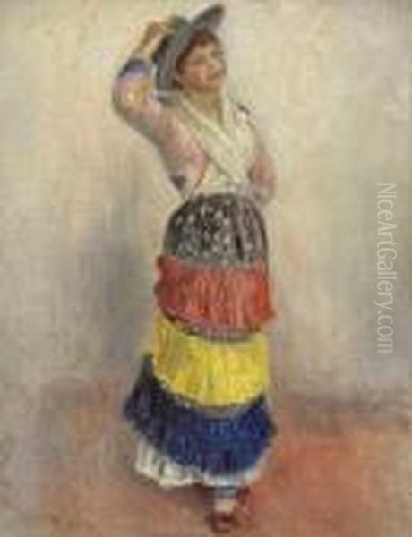 Femme Dansant En Costume D'italienne - view 1