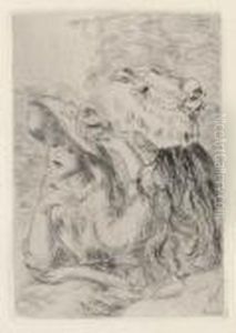Le Chapeau Epingle (1er Planche) by Pierre Auguste Renoir