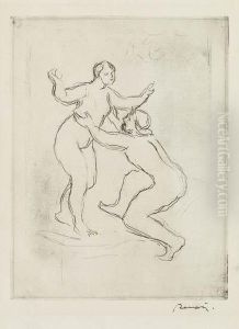 Le Fleuve Scamandre (1re Planche) by Pierre Auguste Renoir
