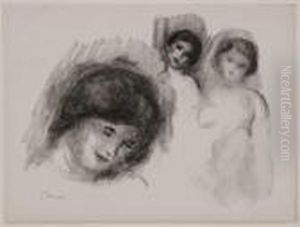 La Pierre Aux Trois Croquis by Pierre Auguste Renoir