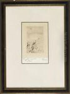Sur Le Plage A Berneval by Pierre Auguste Renoir