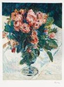 Nature Morte Avec Fleurs by Pierre Auguste Renoir