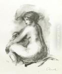 Etude De Femme Nue, Assise, From L'albumdes Douze Lithographies