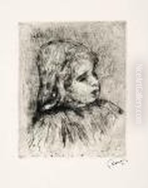 Claude Renoir, De Trois-quarts A Droite - view 1