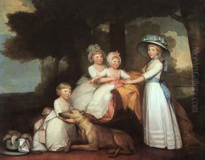 The Percy Children 1787 by Gilbert Stuart