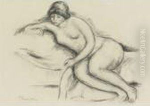 Femme Nue Sur Le Canape De Nice