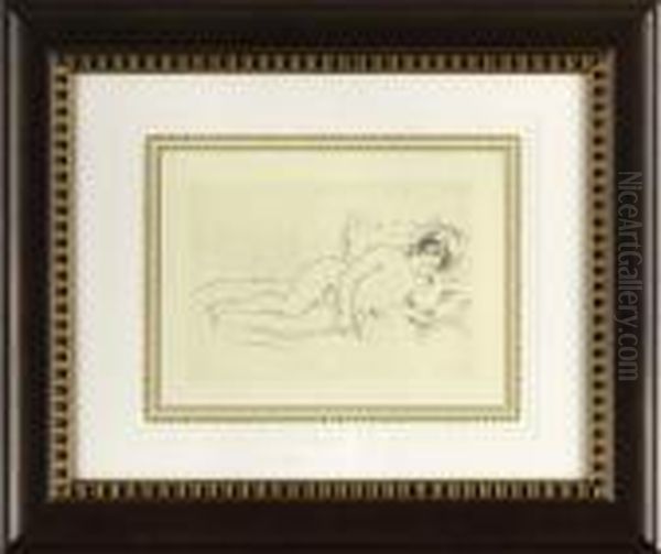 Femme Nue Couchee Tournee A Droite - view 1
