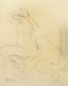 Baigneuses S'habillant by Pierre Auguste Renoir