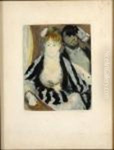 Au Theatre by Pierre Auguste Renoir