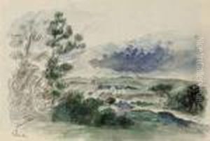Village by Pierre Auguste Renoir