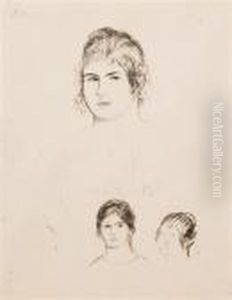Trois Equisses De Visage, Gabrielle Trois Equisses De Visage, Gabrielle
