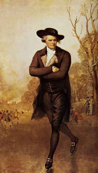 Portrait Of A Gentleman Skating - view 1
