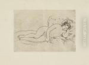 Femme Nue Couchee by Pierre Auguste Renoir
