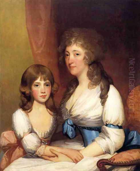 Mrs. Samuel Dick and Daughter Charlotte Anna - view 1