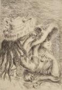 Le Chapeau Epingle by Pierre Auguste Renoir