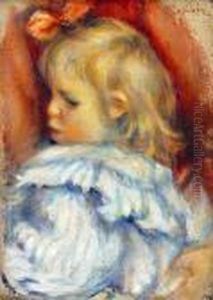 Portrait De Claude Renoir, Dit Coco by Pierre Auguste Renoir