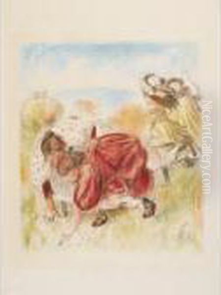 Les Enfants Jouant A La Balle - view 1