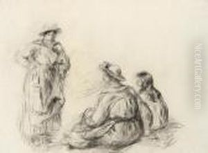 Groupe De Femmes by Pierre Auguste Renoir