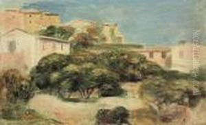Vue De Cagnes by Pierre Auguste Renoir