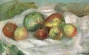 Nature Morte Aux Pommes by Pierre Auguste Renoir