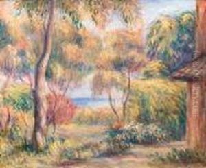Paysage A Cagnes by Pierre Auguste Renoir