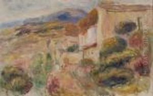 La Poste A Cagnes by Pierre Auguste Renoir
