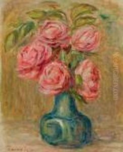 Bouquet De Roses by Pierre Auguste Renoir